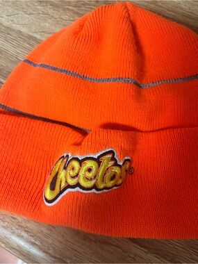Orange Knit Beanie Hat - Branded Men’s Winter Hat